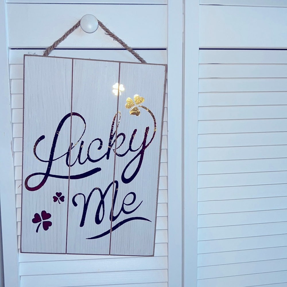 Wall Decor Lucky Me - Wood Chic Rustic
